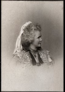 Portrait of Elisabeth of Wied (1843-1916), Queen consort of Romania by French Photographer